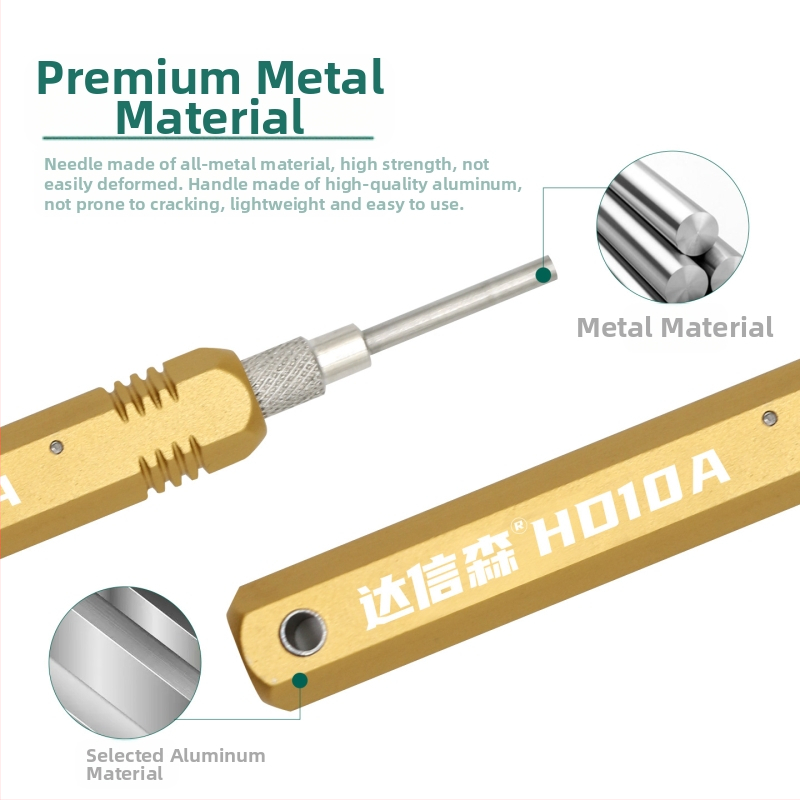 Sada pinového vyťahovača pre letecké konektory – ťažké, zliatinová oceľ, značka Daxinsen, rozsah použitia: vyťahovanie pinov