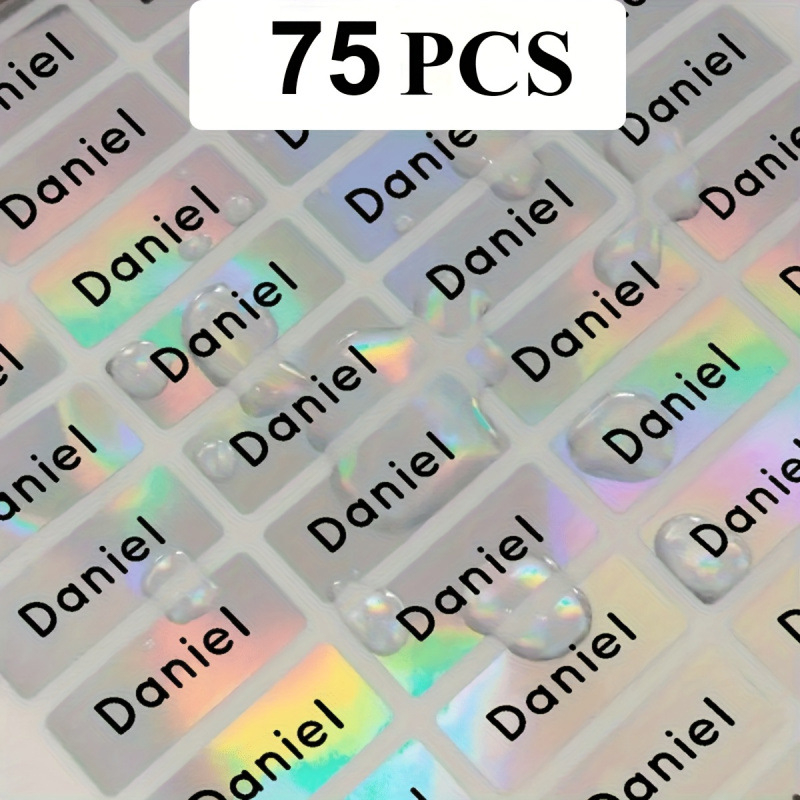 Asmeninių vardų lipdukų lakštai su pritaikytu tekstu, atsparūs vandeniui (Brand: Other; Product Number: jd601100133723620; IP authorized: No; Gift: No)