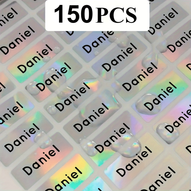 Asmeninių vardų lipdukų lakštai su pritaikytu tekstu, atsparūs vandeniui (Brand: Other; Product Number: jd601100133723620; IP authorized: No; Gift: No)