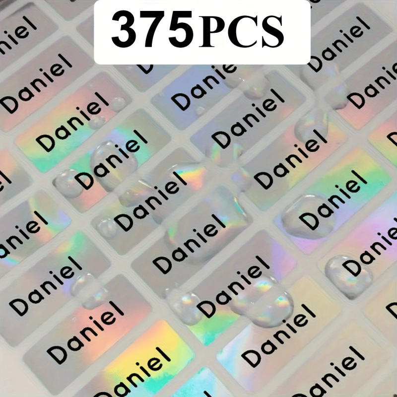 Asmeninių vardų lipdukų lakštai su pritaikytu tekstu, atsparūs vandeniui (Brand: Other; Product Number: jd601100133723620; IP authorized: No; Gift: No)