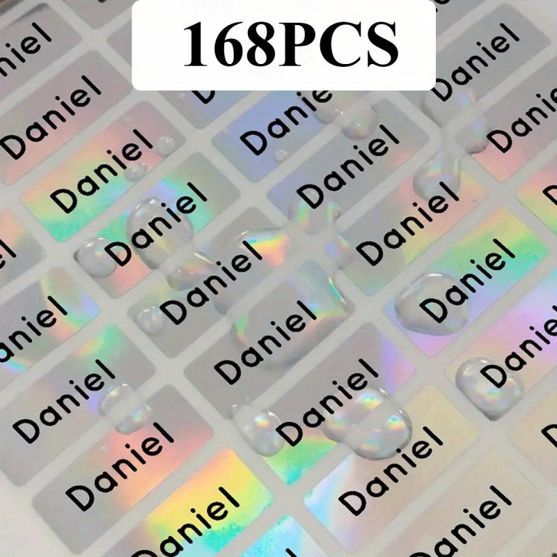 Asmeninių vardų lipdukų lakštai su pritaikytu tekstu, atsparūs vandeniui (Brand: Other; Product Number: jd601100133723620; IP authorized: No; Gift: No)