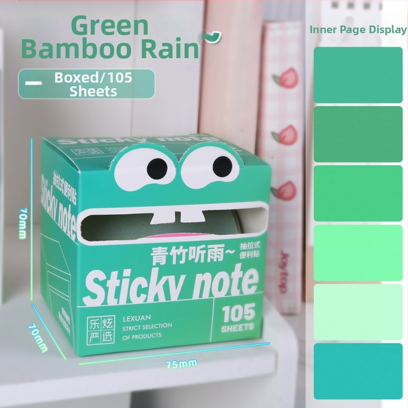 Самозалепващи бележки, прозрачен материал, премествани, 105 листа