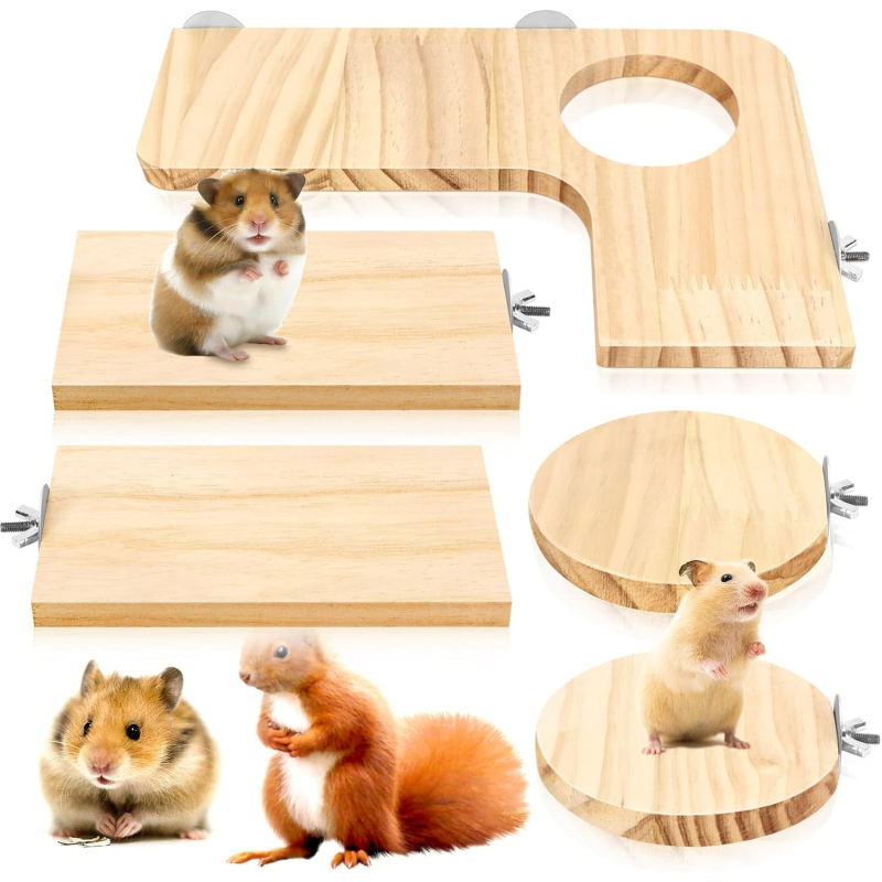Οικία για χάμστερ με ξύλινη πλατφόρμα, προέλευση Σαντόνγκ, μάρκα Huashen Wood Industry