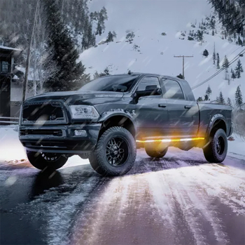 LED traka za pedale automobila, model 82212287ac/8221228, 12V, 5A, Kompatibilno s Dodge Ram1500-ds