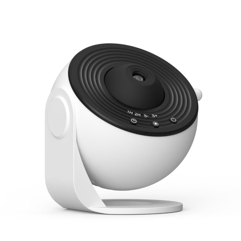 Нощна светлина с проекция на звездното небе, планетообразна форма, стъклен абажур, интелигентно управление