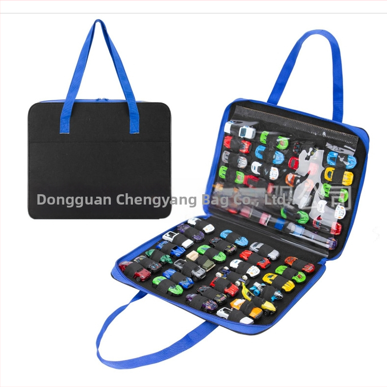 Vlastný prenosný organizér na skladovanie detských modelov áut, model Cy215, Oxfordová látka, nosnosť 5 kg