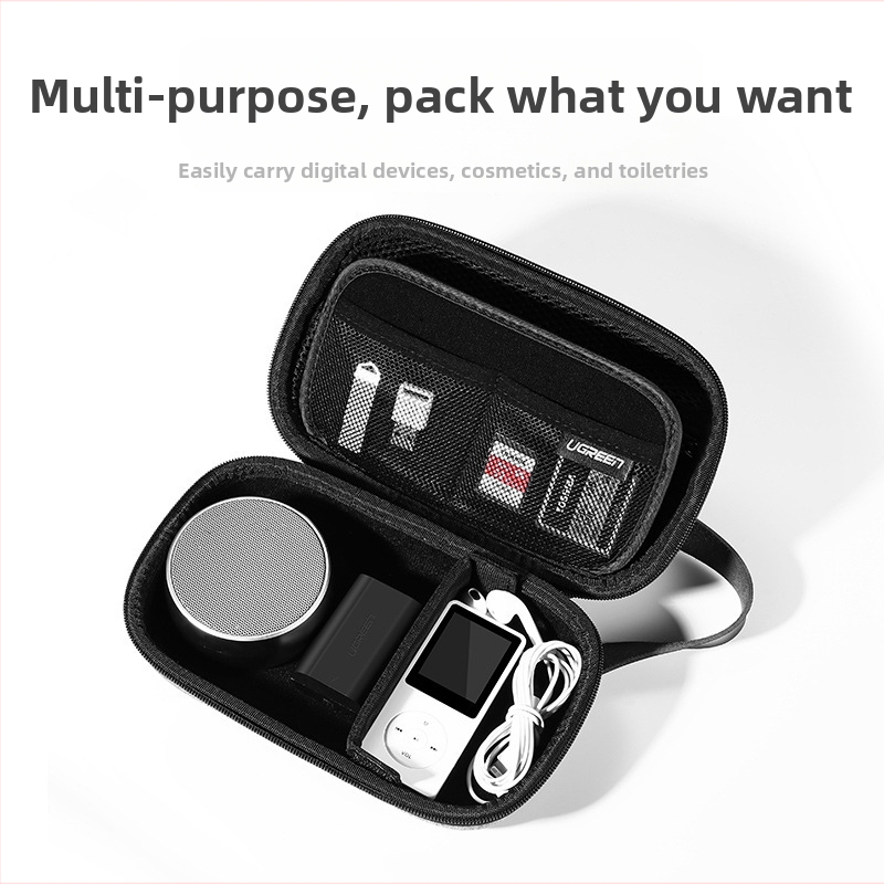 Digitálna taška na skladovanie – EVA materiál, prispôsobiteľný tvar, cestovné skladovanie, pre Power Bank