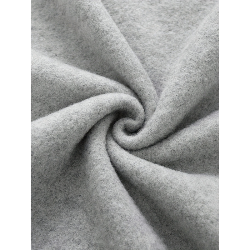 Φούτερ φλις, στυλ καρντιγκάν, χωρίς κουκούλα, μείγμα modal-ραμί 51–70%, φλις επένδυση 400 g/m²