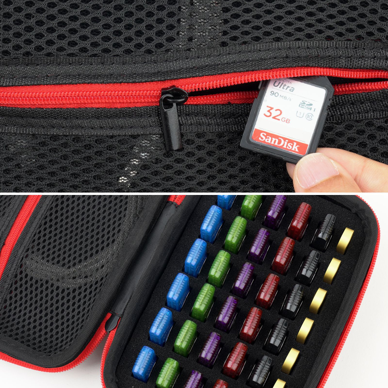 Baolan EVA Οργανωτής USB και Κάρτας Μνήμης – Ανθεκτικό στη φθορά Αξεσουάρ Αποσκευών, Άνοιξη 2024
