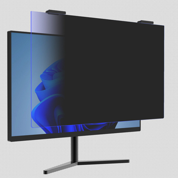 Προστατευτικό φιλμ οθόνης επιτραπέζιου με Snap-On – αντι-παρακολούθηση, αντι-μπλε φως, PET υλικό, μαγνητική πρόσδεση