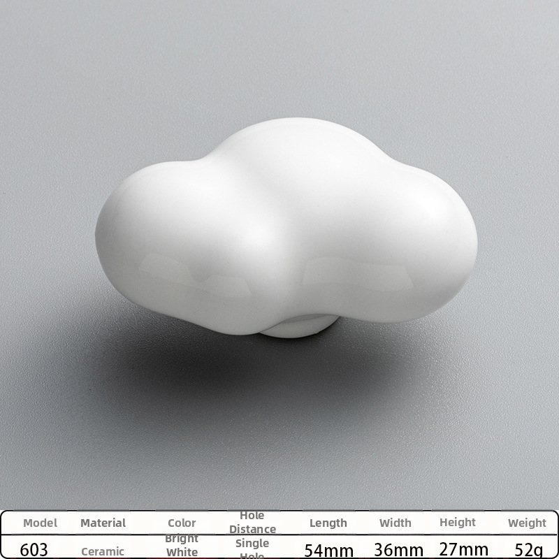 Χειρολαβή πόρτας ντουλάπας με καρτούν μοτίβα: αστερία, σύννεφο και σαλιγκάρι; κράμα ψευδάργύρου, οξειδωμένη επικάλυψη, μονή οπή, για συρτάρια και ντουλάπες