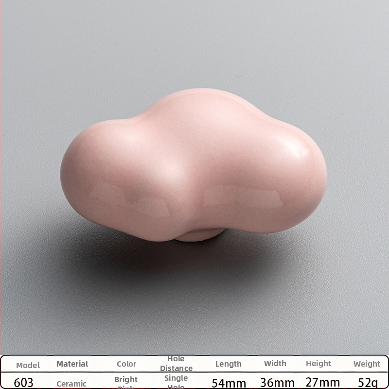 Χειρολαβή πόρτας ντουλάπας με καρτούν μοτίβα: αστερία, σύννεφο και σαλιγκάρι; κράμα ψευδάργύρου, οξειδωμένη επικάλυψη, μονή οπή, για συρτάρια και ντουλάπες