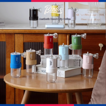 Bincoo χειροκίνητος αλεστήρας καφέ, μύλος κόκκων καφέ με χειρο钮, φορητός, ρυθμιζόμενη άλεση