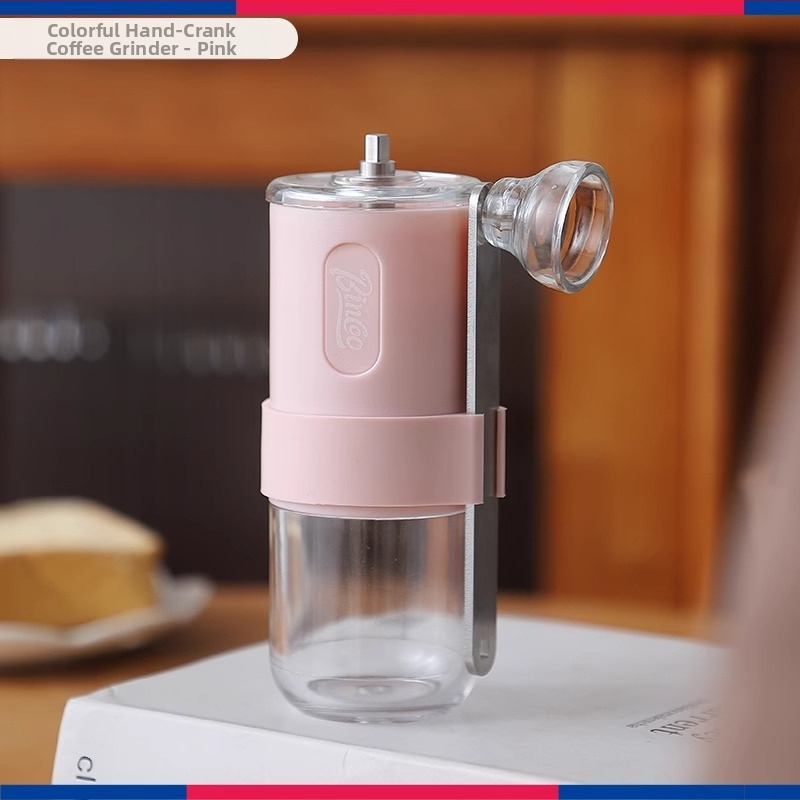 Bincoo kézi kávédaráló, kézi hajtású kávédaráló, hordozható, állítható őrlés
