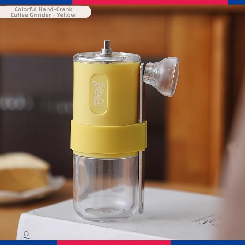 Bincoo kézi kávédaráló, kézi hajtású kávédaráló, hordozható, állítható őrlés