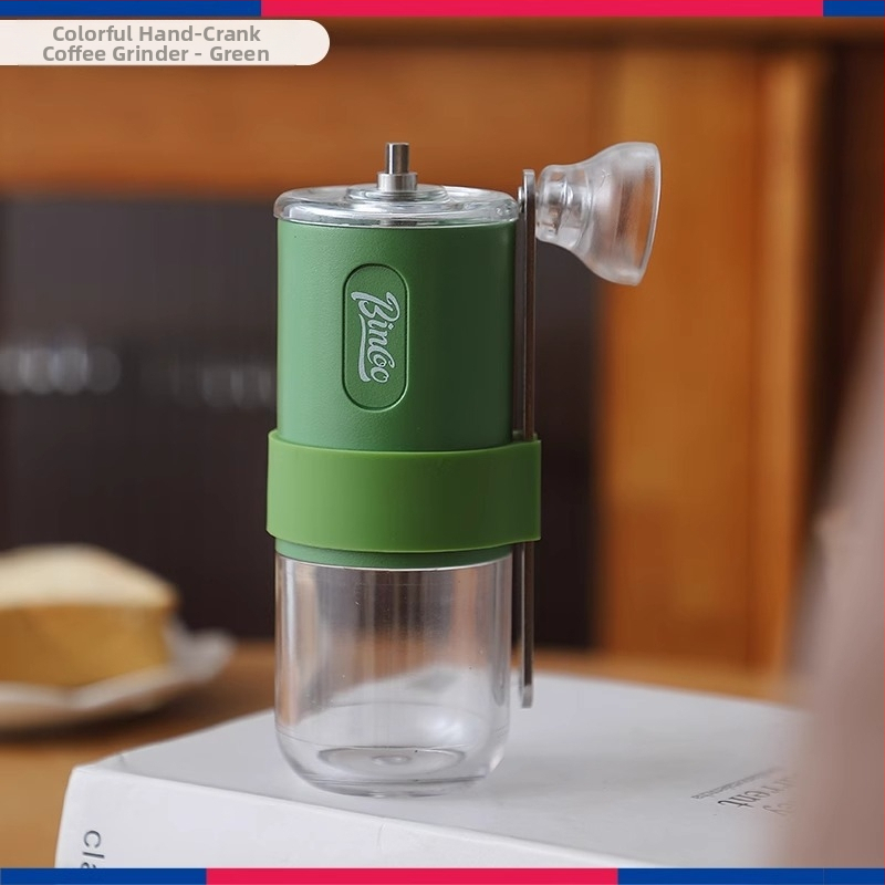 Bincoo kézi kávédaráló, kézi hajtású kávédaráló, hordozható, állítható őrlés