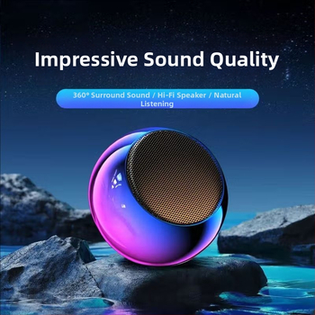 Επιτραπέζιο Bluetooth ηχείο, φορητό για εξωτερική χρήση και binge-watching, ήχος υψηλής ποιότητας - Bluetooth 5.3; συχνότητα 100 Hz–20 kHz; SNR ≥70 dB; ισχύς 5 W; ενσωματωμένη μπαταρία 1000–1200 mAh