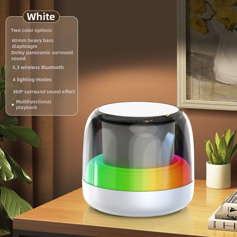 Επιτραπέζιο Bluetooth ηχείο, φορητό για εξωτερική χρήση και binge-watching, ήχος υψηλής ποιότητας - Bluetooth 5.3; συχνότητα 100 Hz–20 kHz; SNR ≥70 dB; ισχύς 5 W; ενσωματωμένη μπαταρία 1000–1200 mAh