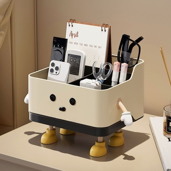 Naktinio stalo saugyklos dėžutė, dalinė konstrukcija, PP medžiaga, 18L talpa, japonų stiliaus, su logotipo spauda