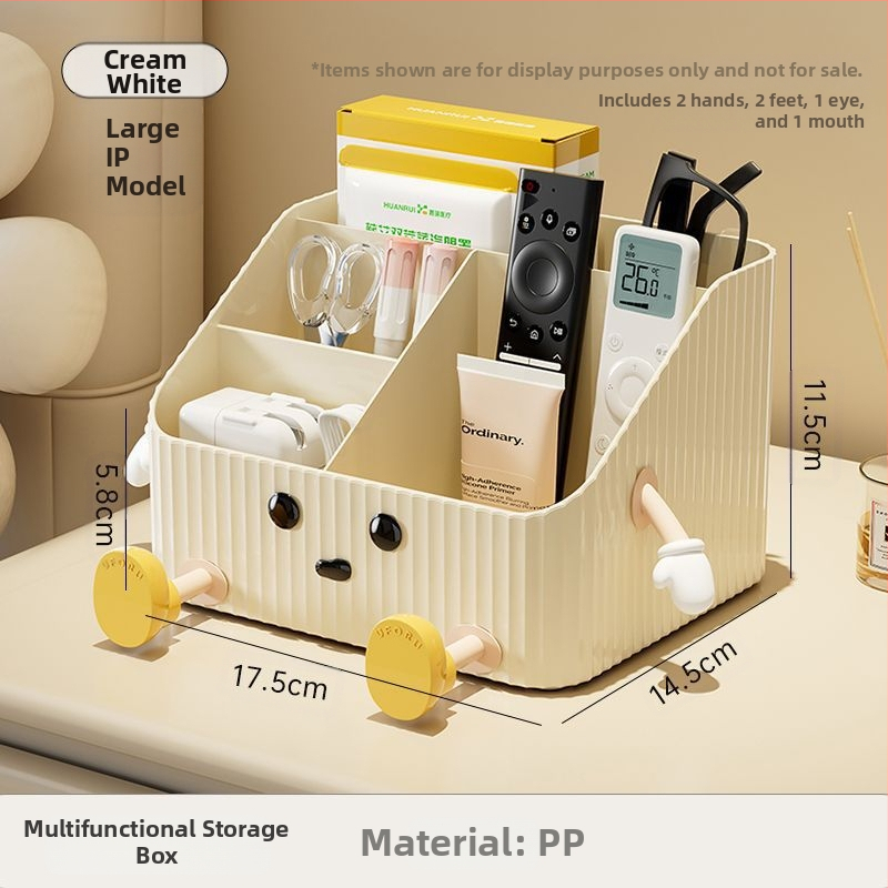 Naktinio stalo saugyklos dėžutė, dalinė konstrukcija, PP medžiaga, 18L talpa, japonų stiliaus, su logotipo spauda