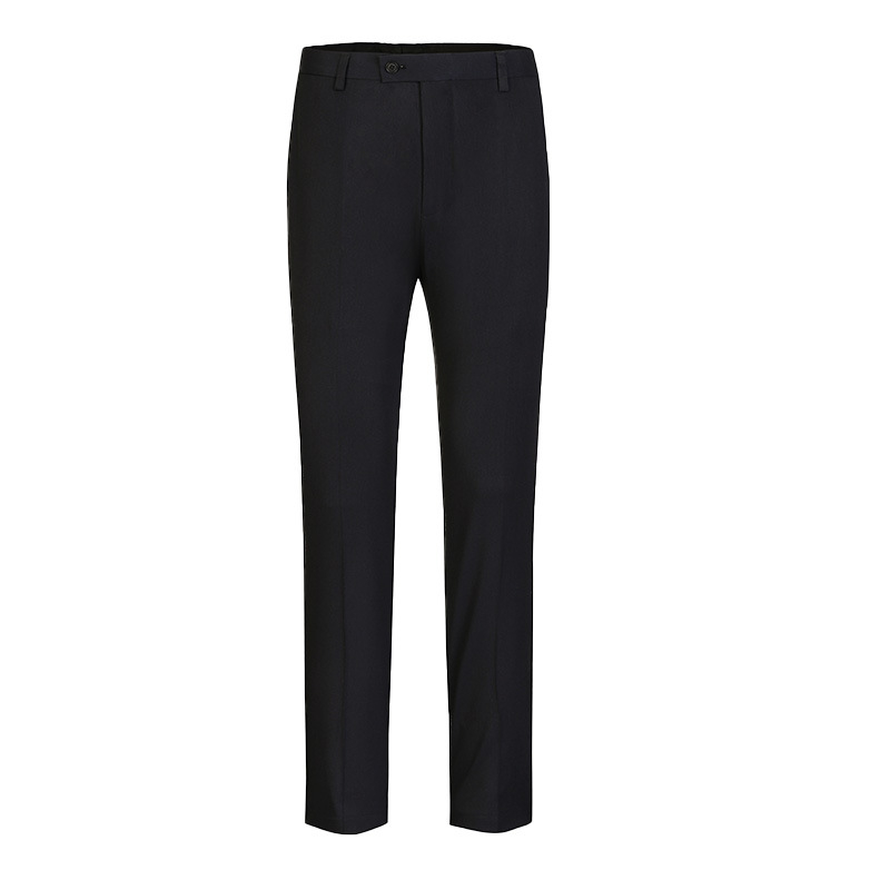 Vīriešu Slim-Fit bikses ar taisnu kāju, kokvilnas maisījuma audums, 62.1% poliesteris, darbam, visām sezonām