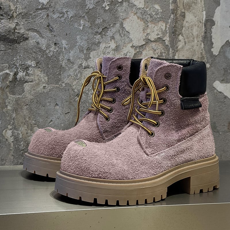 Vīriešu velūra zābaki ar gumijas zoli, iekšējā sieta odere, preces kods 43156, ikdienas stils