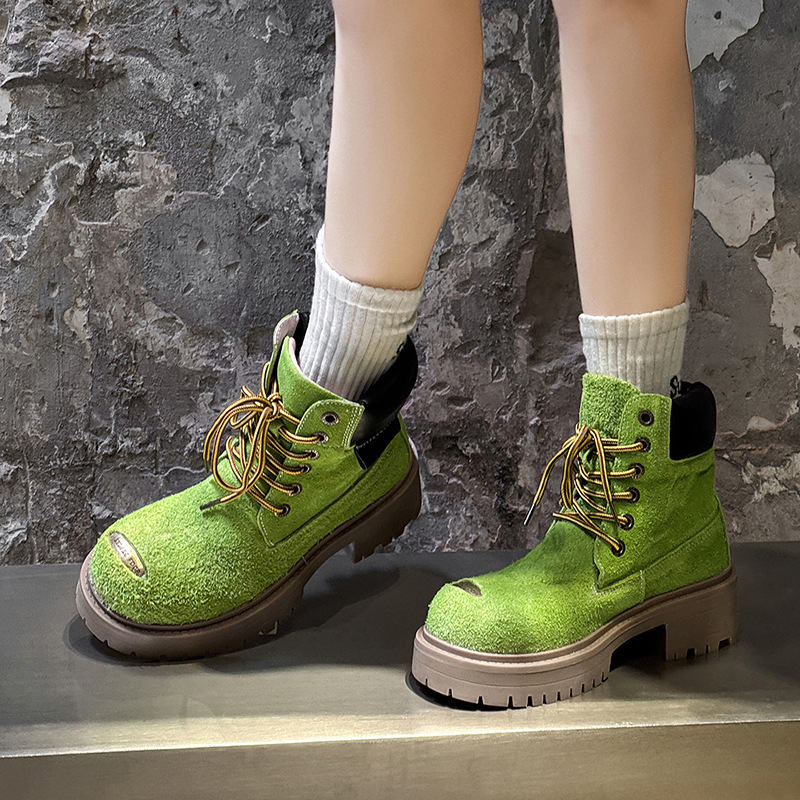 Vīriešu velūra zābaki ar gumijas zoli, iekšējā sieta odere, preces kods 43156, ikdienas stils