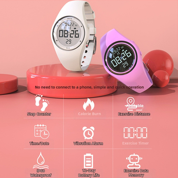 T5A Παιδικό Ψηφιακό Ρολόι – Συναγερμός, Χρονόμετρο, Ημερολόγιο, Παγκόσμια Ώρα, Μετρητής Βημάτων, Αδιάβροχο 50 m