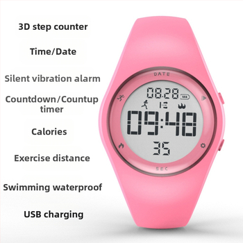 T5A Παιδικό Ψηφιακό Ρολόι – Συναγερμός, Χρονόμετρο, Ημερολόγιο, Παγκόσμια Ώρα, Μετρητής Βημάτων, Αδιάβροχο 50 m