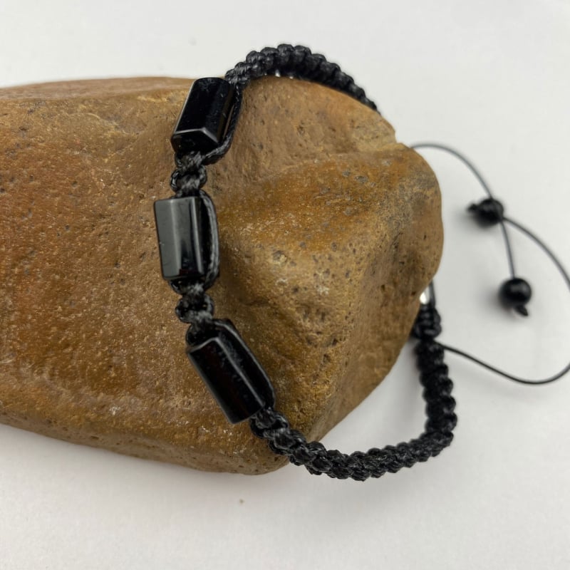 Унисекс еднослойна преплетена ахатова гривна - ръчна изработка, геометричен минималистичен дизайн, TR1130, Yiwu Cold Moon, Jinhua, Лято 2021