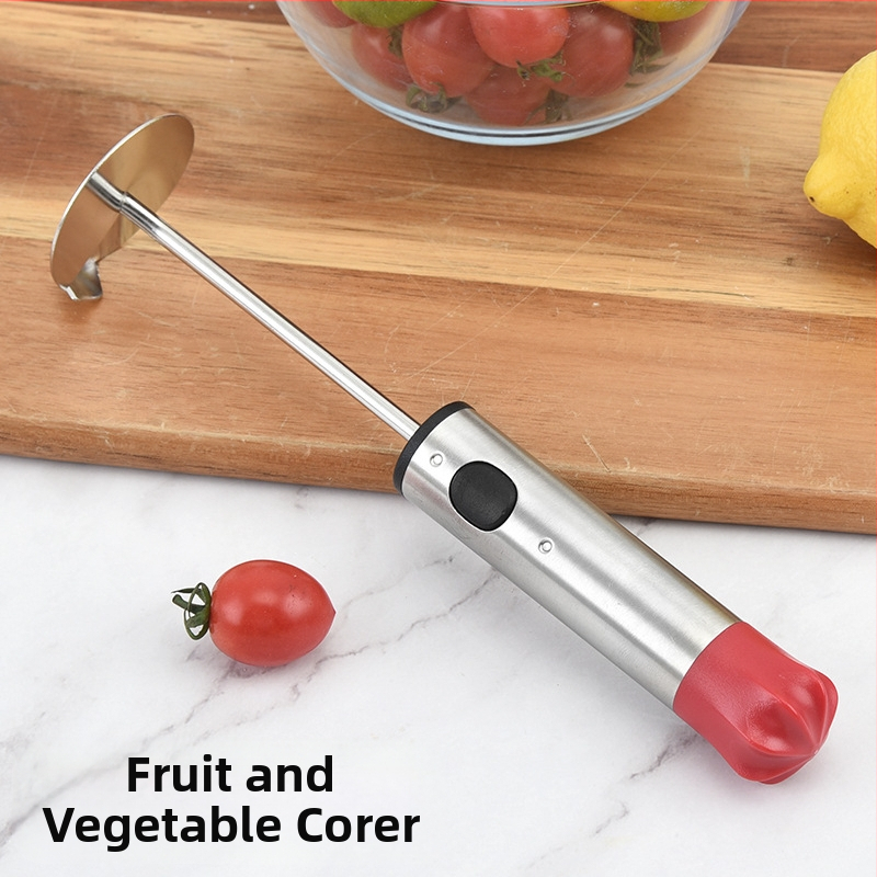 Fruit and Vegetable Corer, 304 неръждаема стомана, въртящ се корер, персонализирано лого