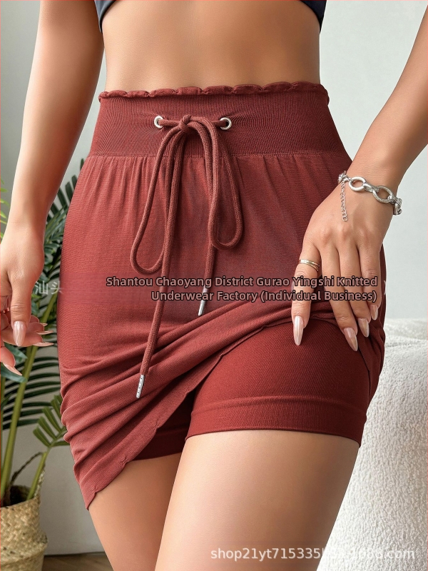 Aukšto juosmens sijonas su įsiūtu pamušalu, vieno dizaino raštas, nailonas su elastanu, vidutinio ilgio, elegantiškas stilius