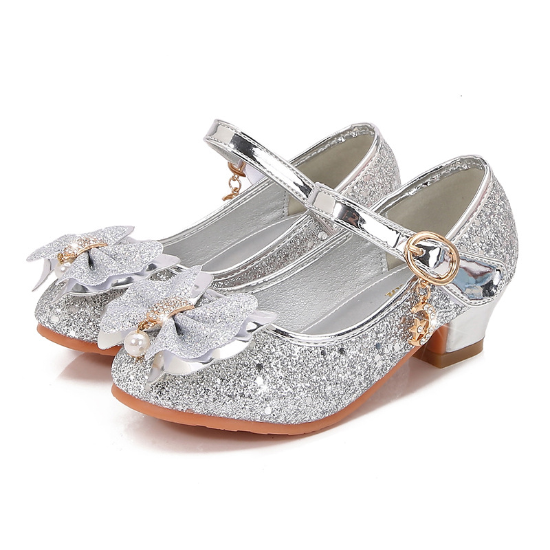 Παπούτσια πριγκίπισσες για κορίτσια - παιδικά παπούτσια με Velcro κλείσιμο, PU επάνω, PU πάτος, PU επένδυση, TPR σόλα