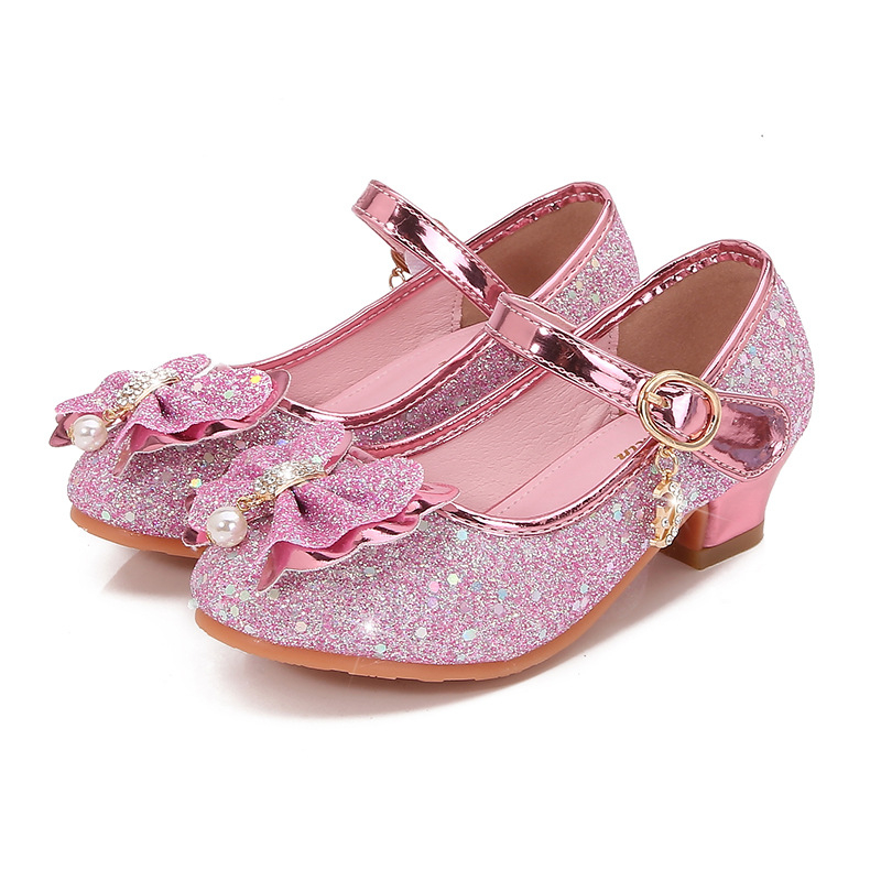 Παπούτσια πριγκίπισσες για κορίτσια - παιδικά παπούτσια με Velcro κλείσιμο, PU επάνω, PU πάτος, PU επένδυση, TPR σόλα