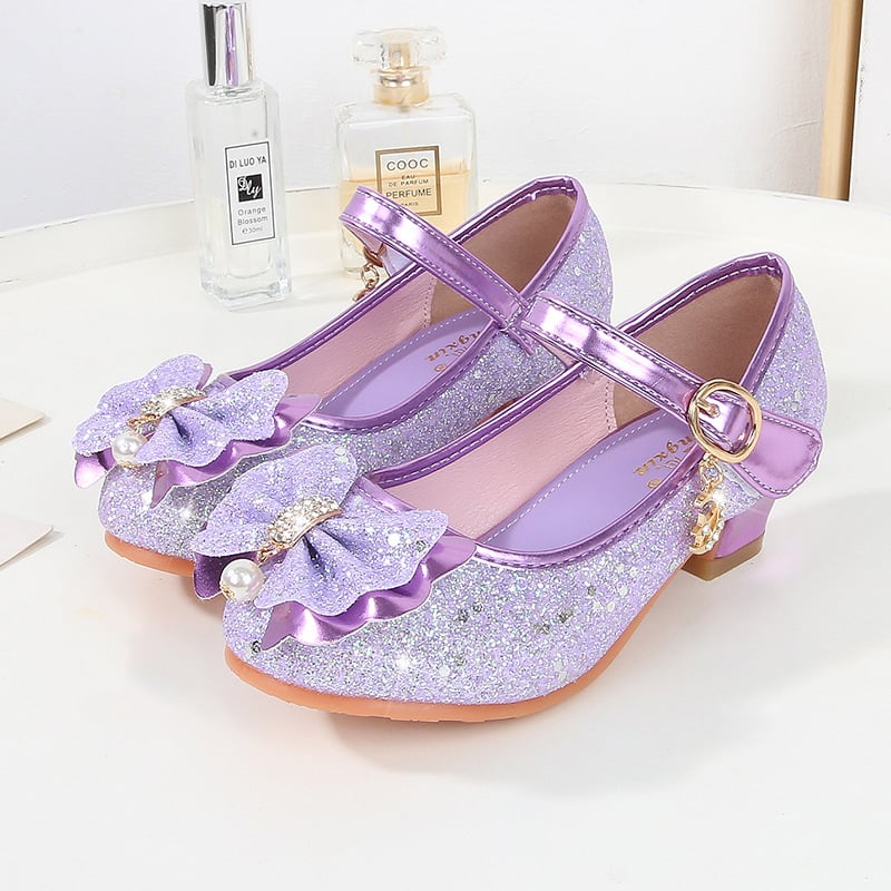 Παπούτσια πριγκίπισσες για κορίτσια - παιδικά παπούτσια με Velcro κλείσιμο, PU επάνω, PU πάτος, PU επένδυση, TPR σόλα