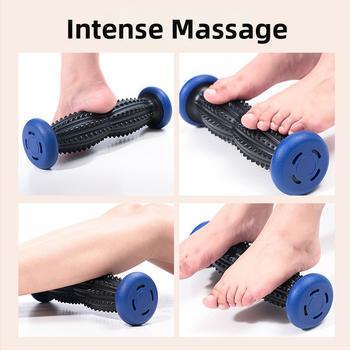 Фасциален ролер за масаж - преносим, PVC, 250 g, за врата, крака и гръб