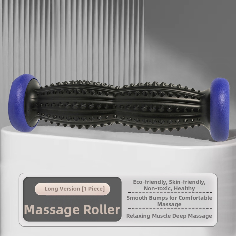 Фасциален ролер за масаж - преносим, PVC, 250 g, за врата, крака и гръб