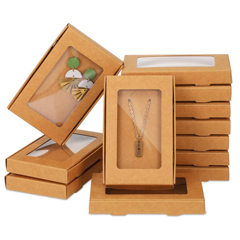 Κουτί συσκευασίας κοσμημάτων – πτυσσόμενο kraft χαρτόνι, Gravure εκτύπωση, 300 gsm χαρτί/κάρτον.