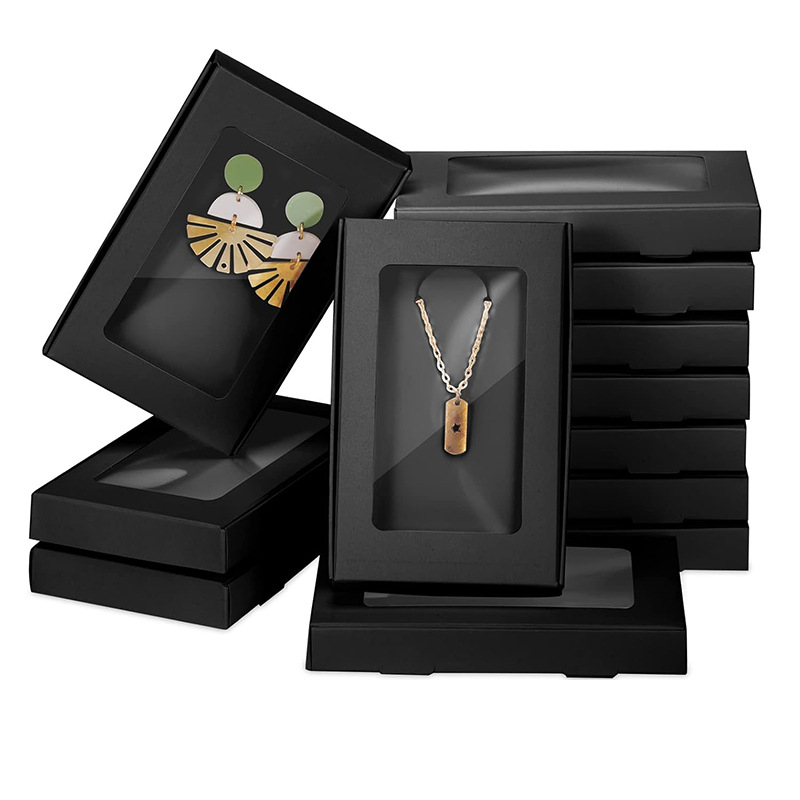 Κουτί συσκευασίας κοσμημάτων – πτυσσόμενο kraft χαρτόνι, Gravure εκτύπωση, 300 gsm χαρτί/κάρτον.