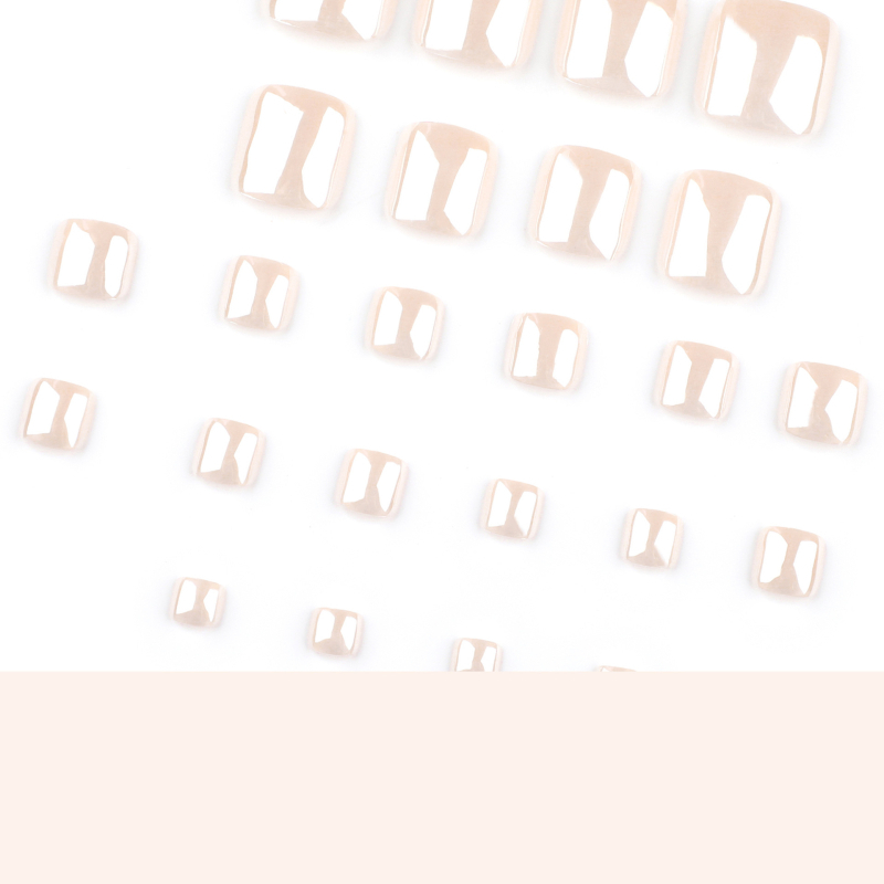 Лейи лепенки за нокти за дами, комплект от 24 сваляеми лепенки, носима домашна марка