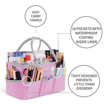 Κυβοειδής ταξιδιωτικός οργανωτής αποθήκευσης, ύφασμα 600D Oxford, Πολυλειτουργικός για ταξίδια, περιοδικά, γραφική ύλη, ρούχα, καλλυντικά