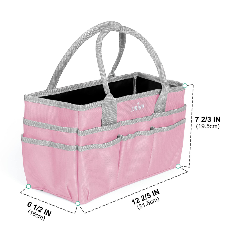 Kub alakú utazási tároló, 600D Oxford anyag, Többfunkciós utazási rendező, irodai kellékek, ruházat, kozmetikumok