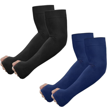 Nailoninės lauko rankovės su UV apsauga – vienos spalvos, unisex, skirtos lauko užsiėmimams ir saulės apsaugai