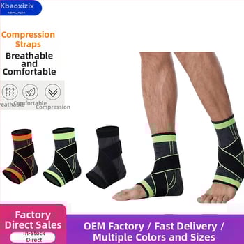 Kulkšnies apsauga lauko sportui su reguliuojamu nailono megztu dirželiu, kvėpuojanti apsauga (Medžiaga: Nailonas; Apsaugos vieta: kulkšnis; Kategorija: Kulkšnies apsauga; Taikomas sportas: futbolas; Prekės ženklas: KBAOXZIX)