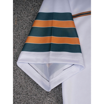 Тениска с цялостен 3D дигитален принт, кръгло деколте, къси ръкави, тясна кройка, микроеластична материя с велурена текстура