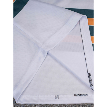 Тениска с цялостен 3D дигитален принт, кръгло деколте, къси ръкави, тясна кройка, микроеластична материя с велурена текстура