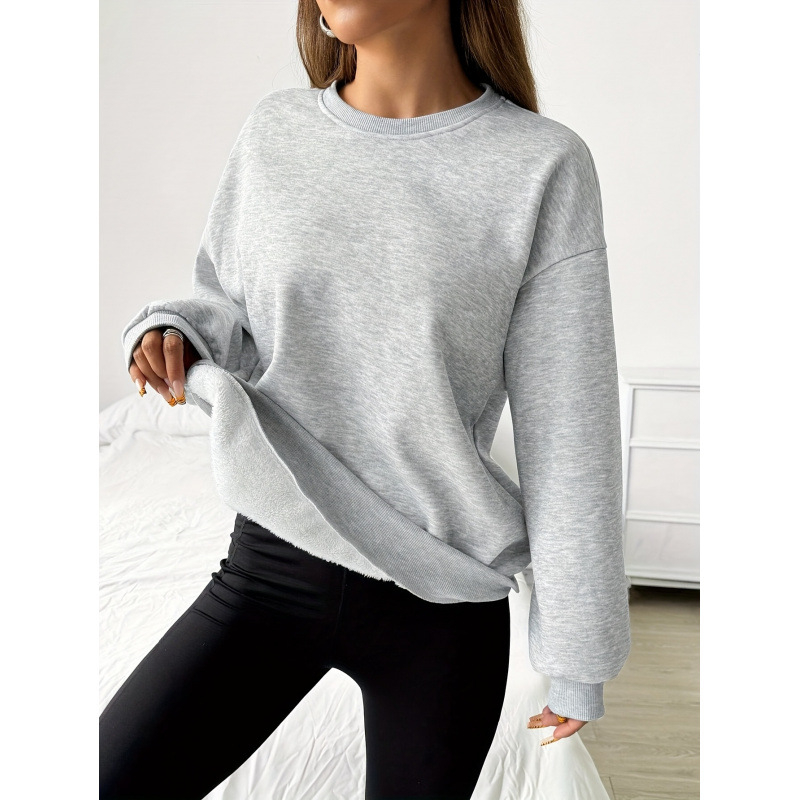 Cardigan Sweatshirt/Fleece Shirt, Ramie 51–70%, Fleece Lined, Four Seasons