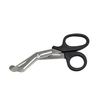 Ψαλίδια γάζας από ανοξείδωτο ατσάλι, καμπύλος άκρο, κατάλληλα για επιδέσμους και γάζες από ύφασμα