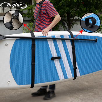 Ενισχυμένος και βελτιωμένος ιμάντας ώμου για σανίδα σερφ και καγιάκ — Πολυλειτουργικός ιμάντας πρόσδεσης με ρυθμιζόμενο μεταλλικό κούμπωμα