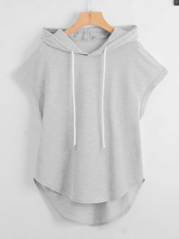 Γυναικείο φούτερ με κουκούλα, μη κανονική εφαρμογή, κανονικόμήκος, πολυεστέρας 95%+, στυλ δρόμου